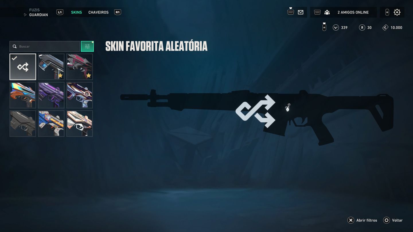 Conta de Valorant nível 161 com 33 skins de loja