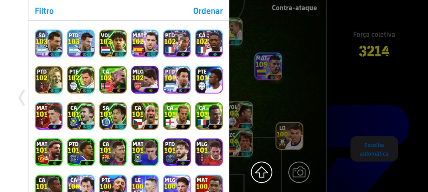 CONTA DE EFOOTBALL 3214 COM TIME ESPETACULAR POR UM ÓTIMO PREÇO