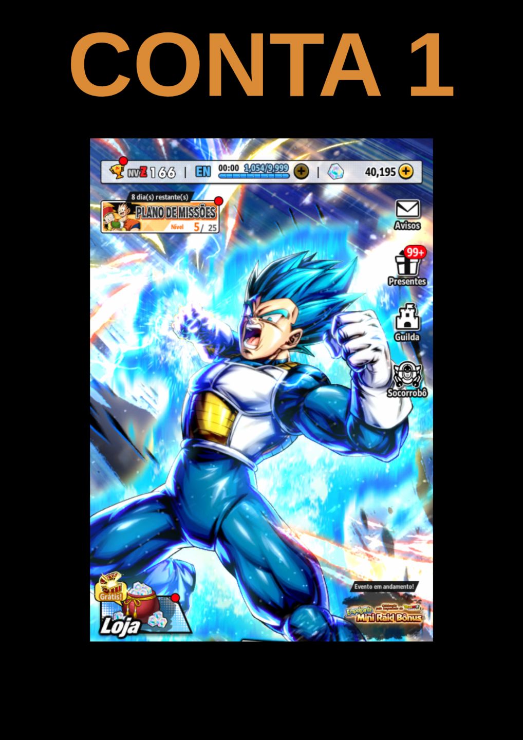 DRAGON BALL LEGENDS/DB LEGENDS/ DBL - ESCOLHA A SUA CONTA