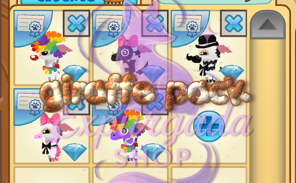Packs de mascotes Animal jam AJ Classic