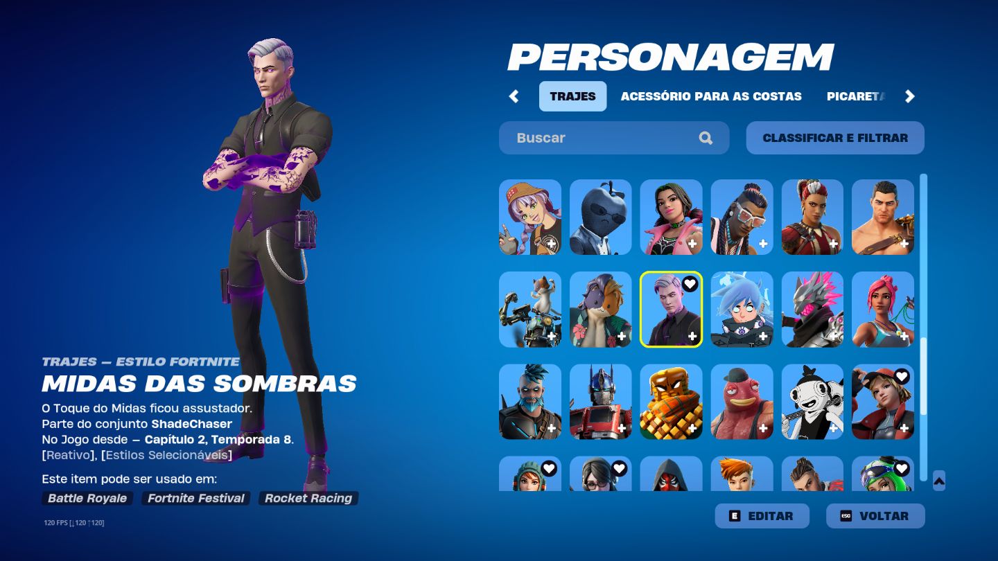 CONTA FORTNITE RARA TRYHARD - PICARETA KRATUS