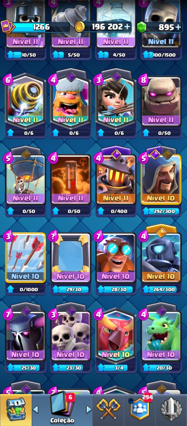 CONTA DE CLASH ROAYLE COM ÓTIMAS CARTAS E 8003 TROFÉUS