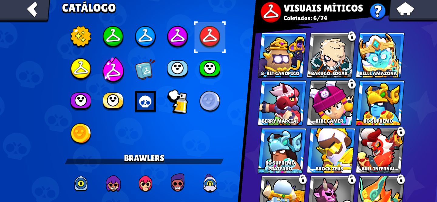 Conta Brawl Stars Antiga com Skins raras, mortis hockey