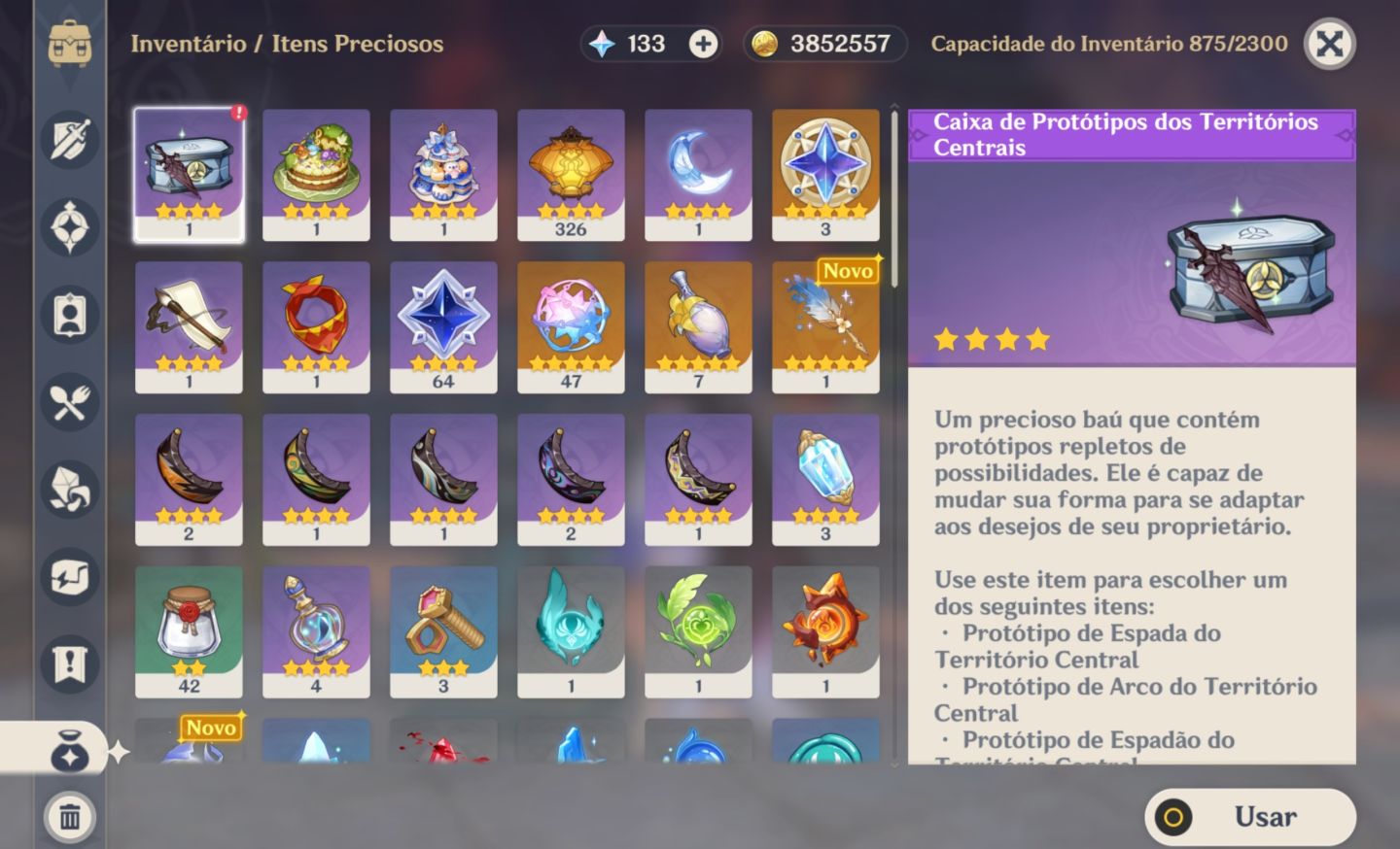 CONTA END GAME COM COLUMBINA, LAUMA, YAE, ODETTE, FURINA+SIG E MAIS!