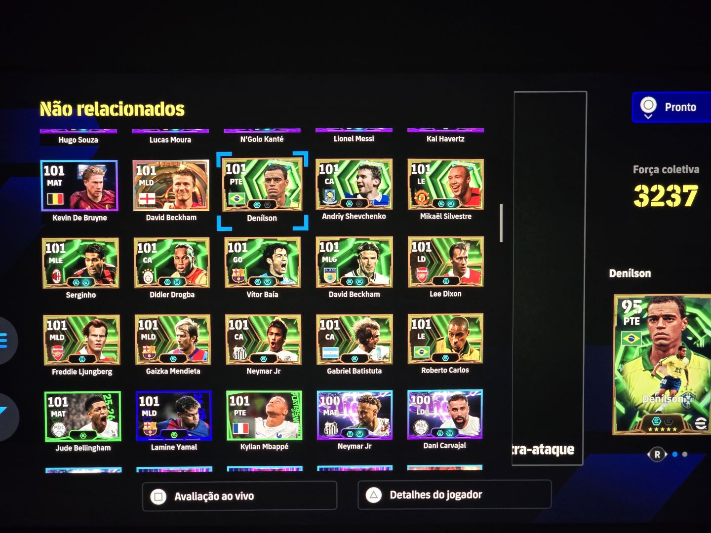 Messi + Mbappé + Cruyff + Adriano | Conta eFootball FC 3261