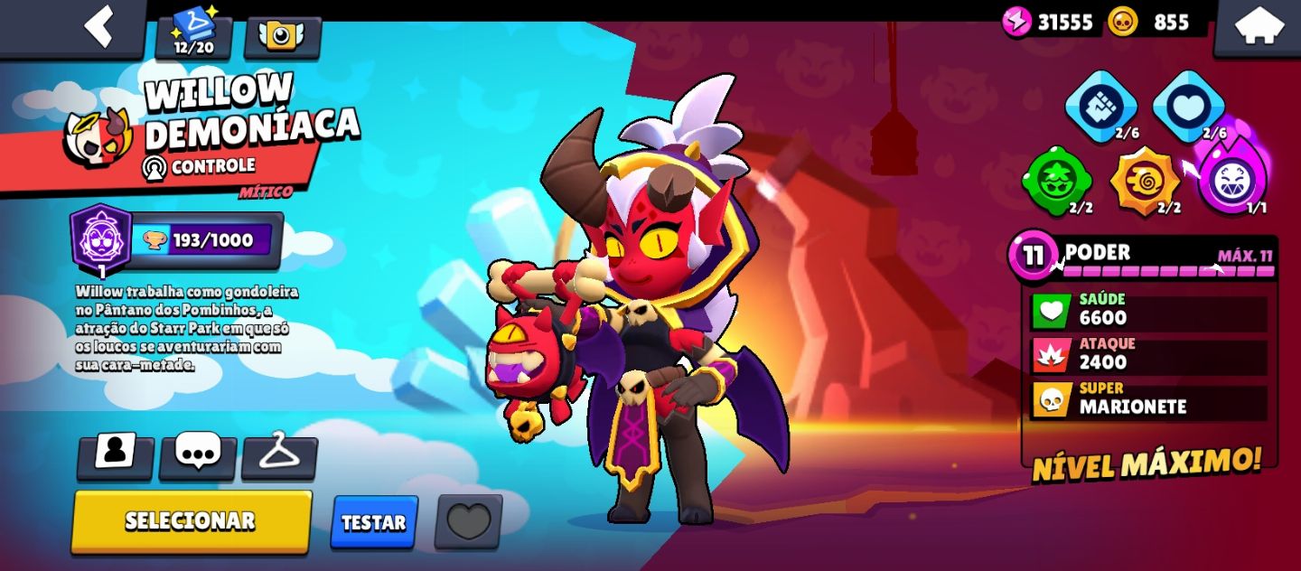 CONTA DE BRAWL STARS MUITOS BRAWLERS E COM MUITAS SKINS