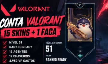 VALORANT 15 SKINS + FACA VANDAL EVORI + PORTÕES DO ELÍSIO