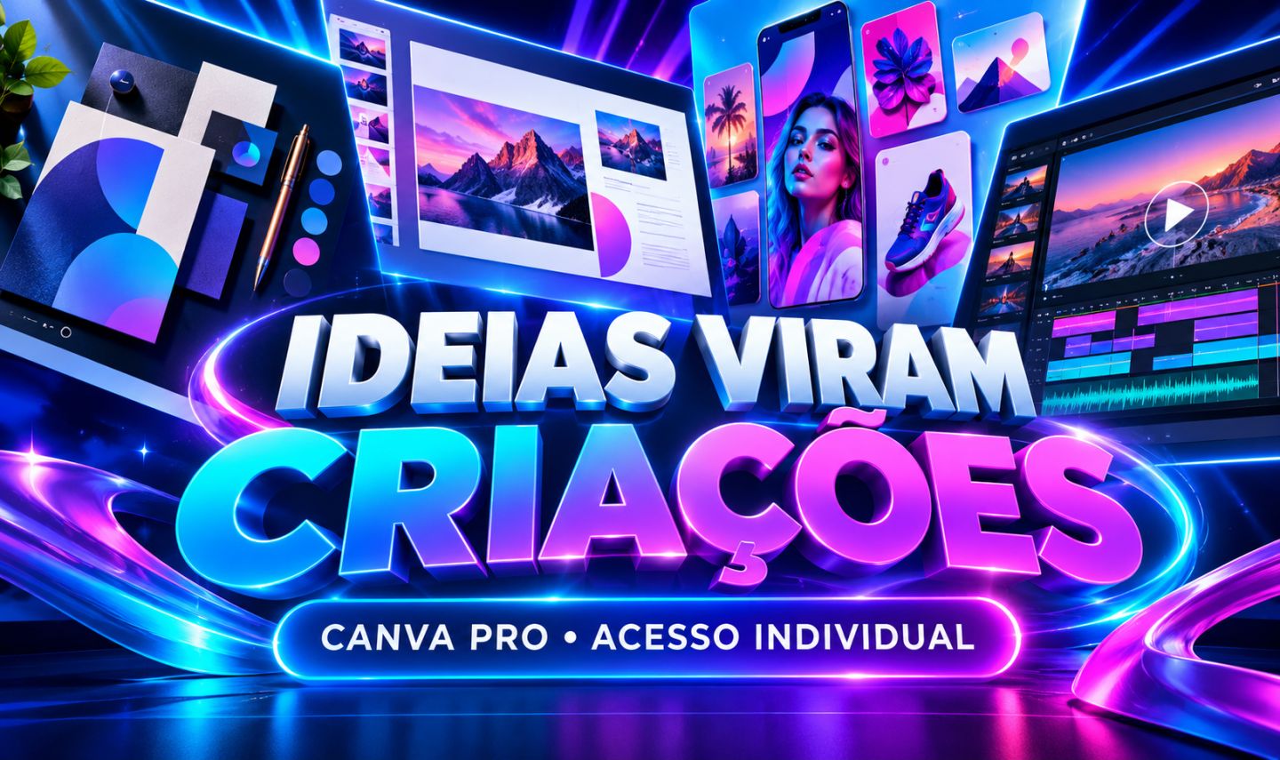 CANVA PRO (1 MÊS) | INDIVIDUAL OU COMPARTILHADO RECURSOS IA & MÁGICOS LIBERADOS