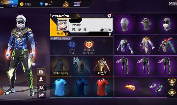 Conta free fire gemada level 69 com barbinha, punho, entrada, ump e xm8 att