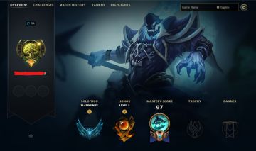 CONTA SMURF LOL PLATINA 4 89% WR MMR BOOSTADO ( 40WINS 5LOSES )