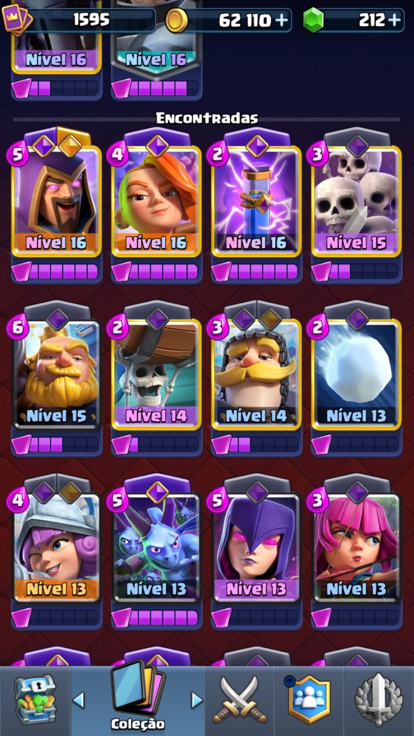 CONTA CLASH ROYALE MAXIMIZADA REI NÍVEL MÁXIMO 12K+ TROFÉUS 8 EVOLUÇÕES