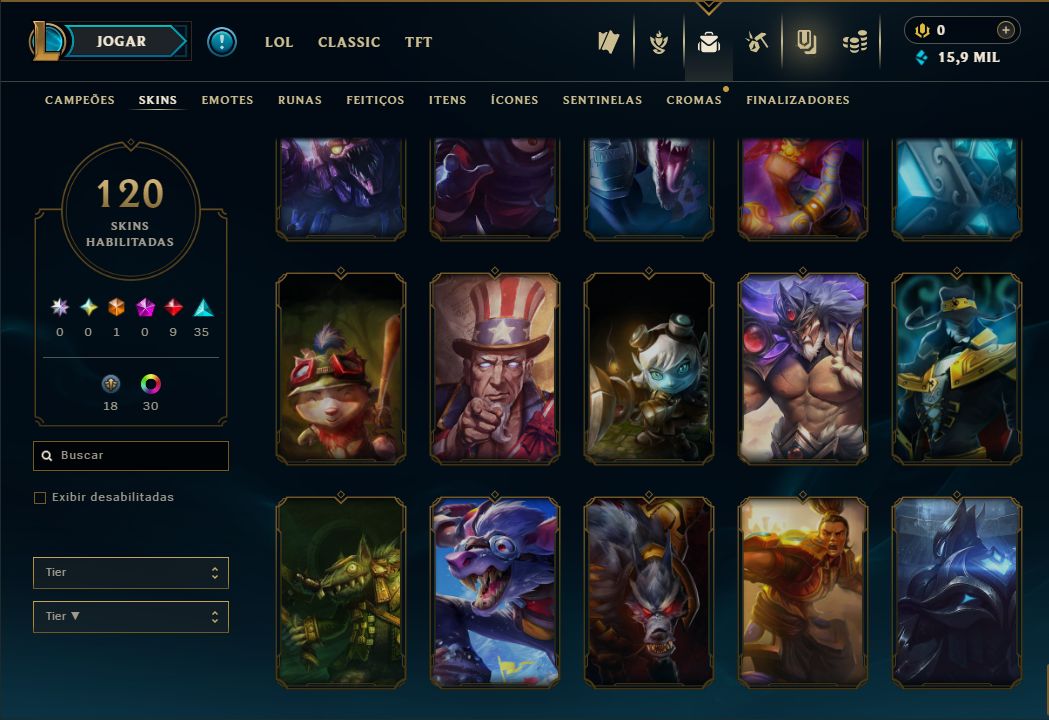SKIN LENDÁRIA YASUO DRAGÃO + [ QUASE 150 SKINS HABILITADAS ] + [ TROCA NICK ]