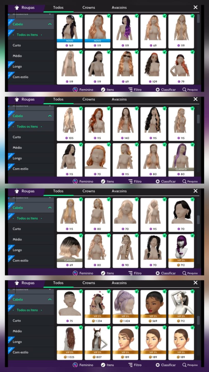 Conta avk level 43, Verificado +18, 36 insignas, 1011 Itens, varios em Crowns.
