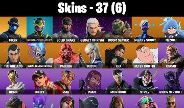 CONTA FORTNITE COM GALAXY FEMININA, SKIN PLAYSTATION, JACK SPARROW E 37 SKINS