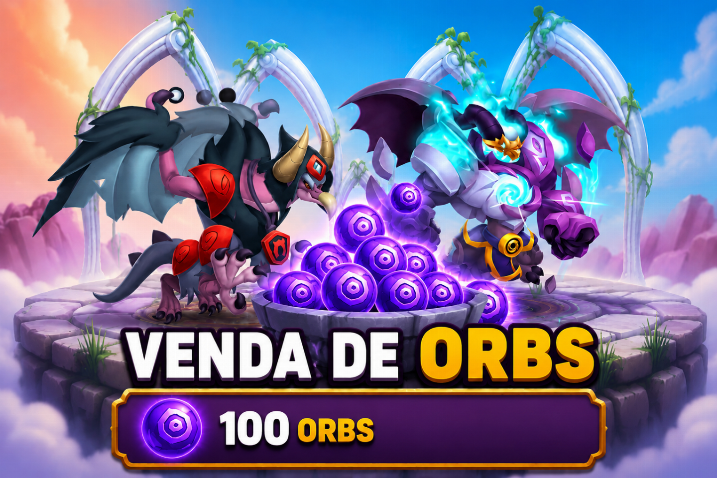 Venda de orbs- Dragon city