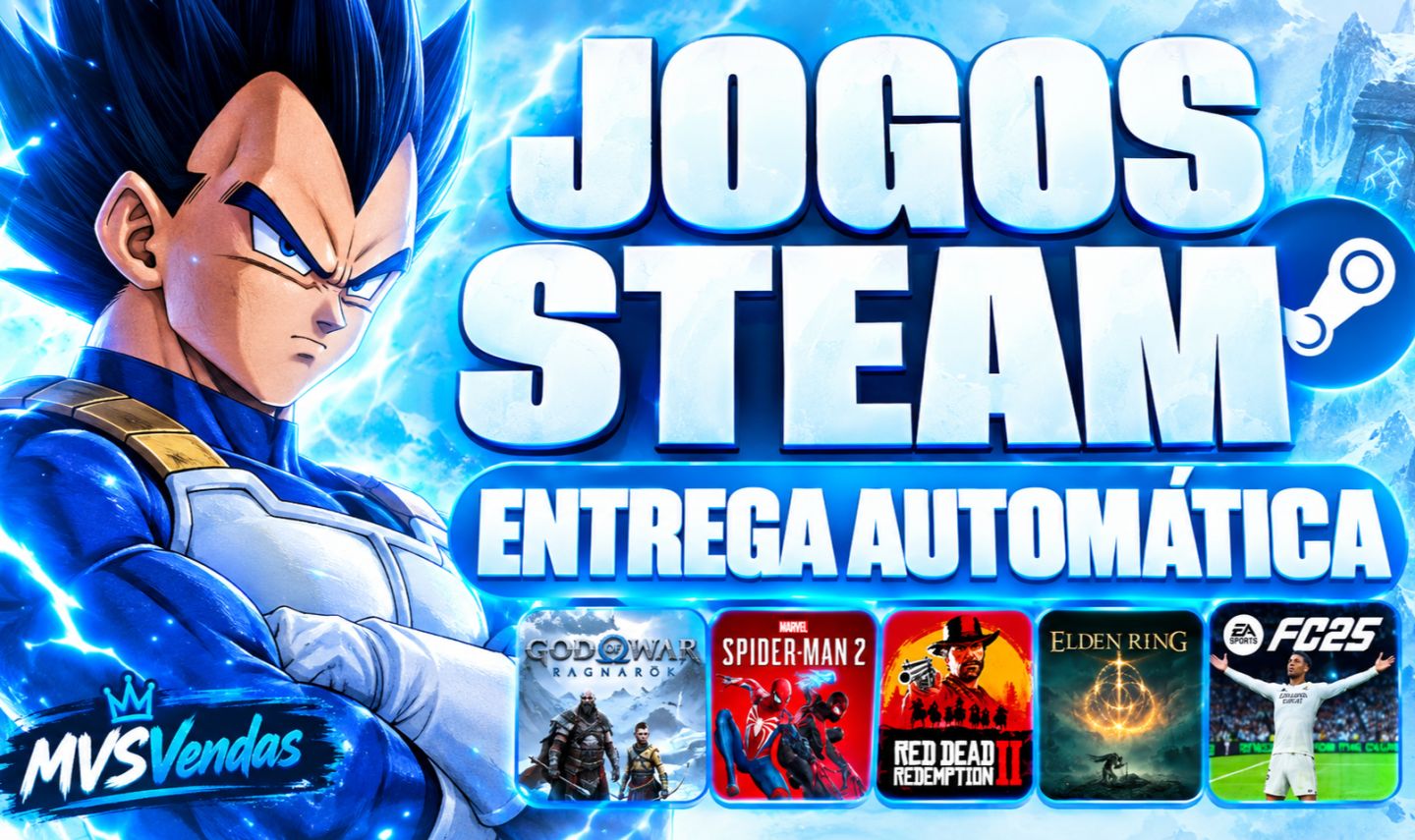 [MAIS VENDIDO] JOGOS DA ATUALIDADE CONTAS STEAM OFFLINE PC ENTREGA AUTOMÁTICA.
