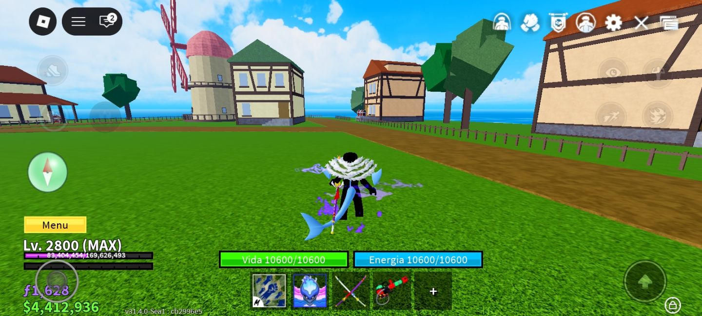 Conta blox (com game pass e v4 shark)