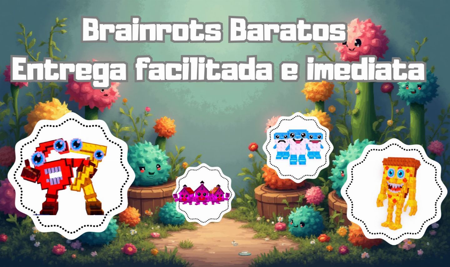 Plants vs Brainrots BARATO! Brainrots no preço!