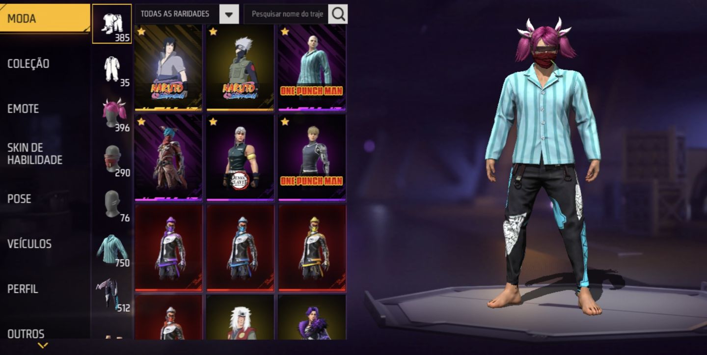 CONTA FREE FIRE COM RAGNAROK, SEM NENHUM EMAIL DE RECUPERAÇÃO