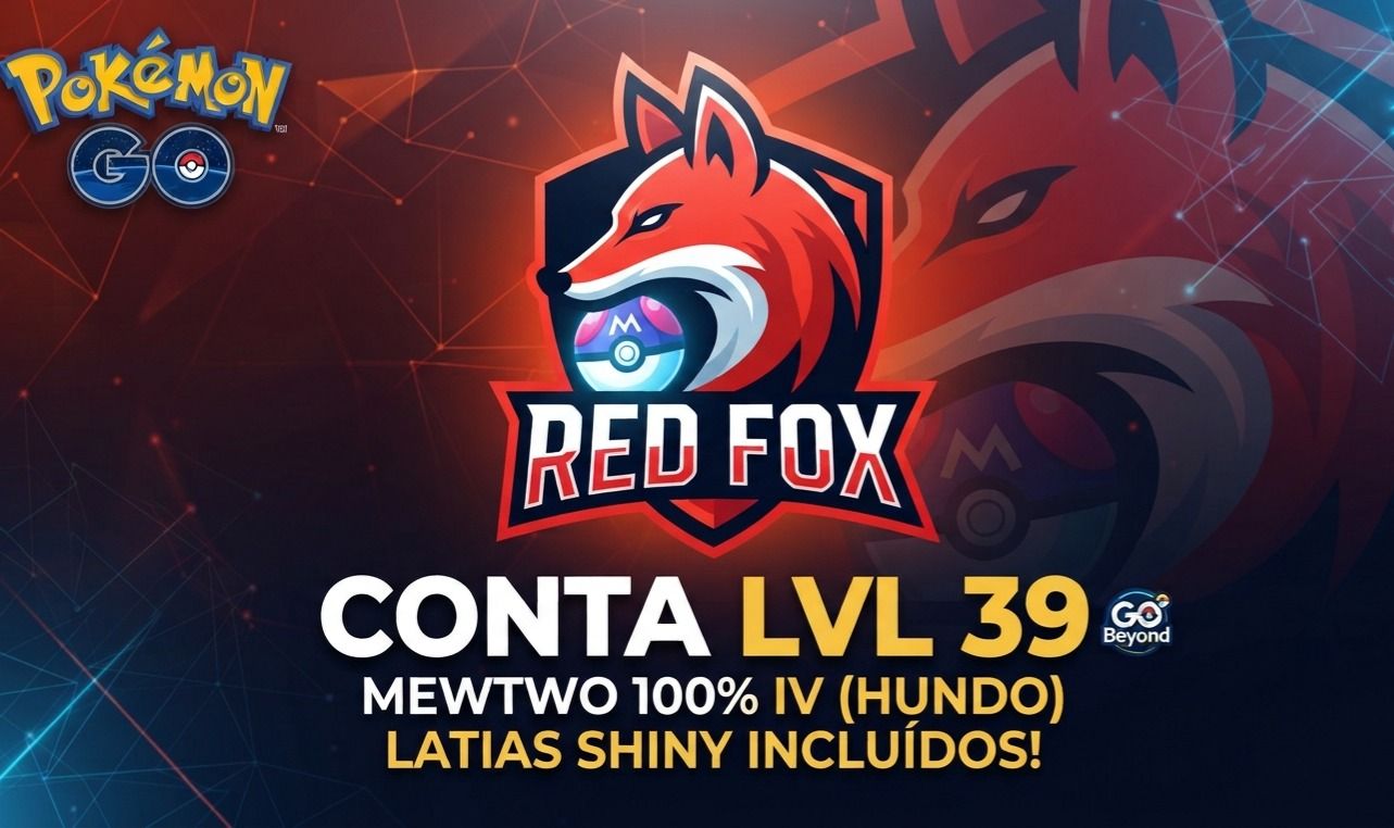 CONTA POKÉMON GO LVL 39 | MEWTWO 100% FUNDO 10 ANOS | LATIAS SHINY | 602 MOEDAS
