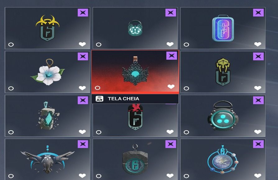 Conta antiga de R6 LVL 975