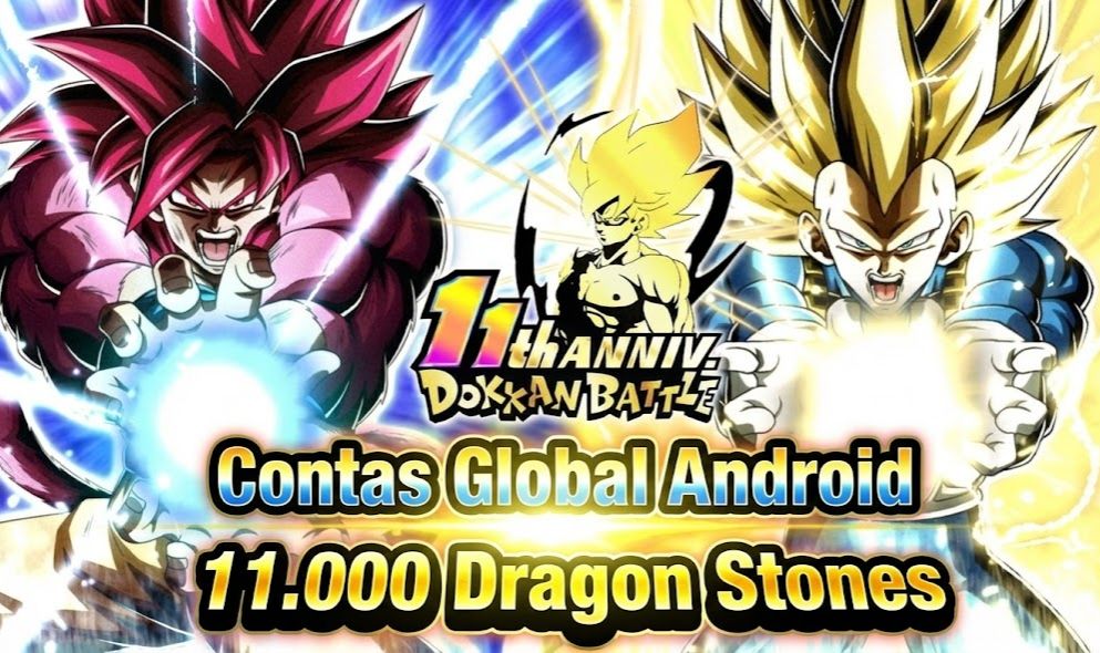 CONTAS DOKKAN BATTLE I 11.000+ OU 12.000+ DRAGON STONES I ANDROID