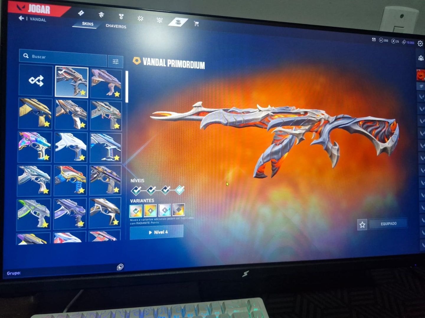 VALORANT RARA | VCT LOCK//IN | KOGITSUNE | KURONAMI | 15 FACAS (3 anos de conta)