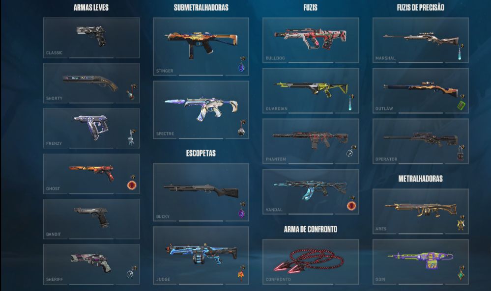 Conta Valorant Skins mais de 2800 reais gastos
