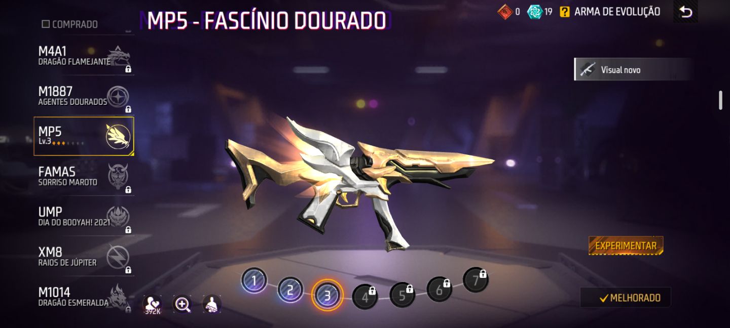 Conta lendária free fire
