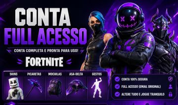 Conta fortnite + crosshair x