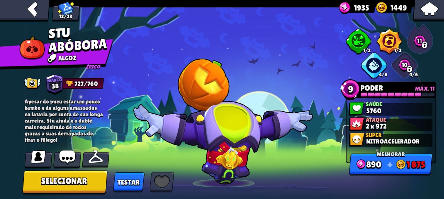 CONTA BRAWL STARS 88 BRAWLERS MUITO UPADA (OLHE DESCRIÇÃO)