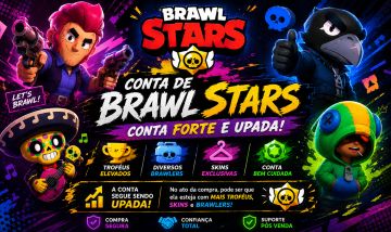 Brawl Stars | 170 Skins | 24 Hipercargas | 61 Brawlers | Full Acesso + Gmail