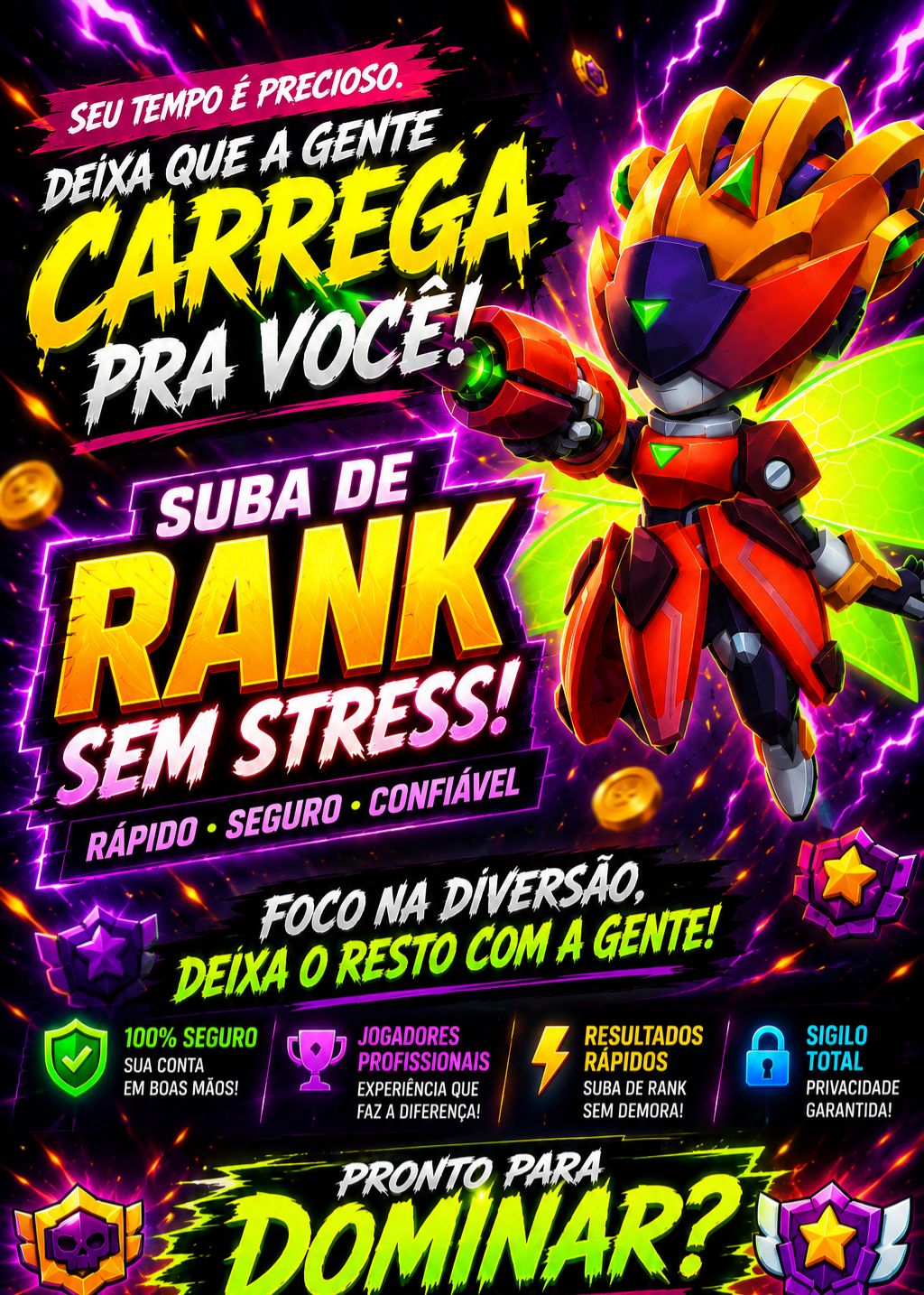 ELOJOB Brawl Stars seu progresso é minha prioridade. Vamos rumo ao topo!