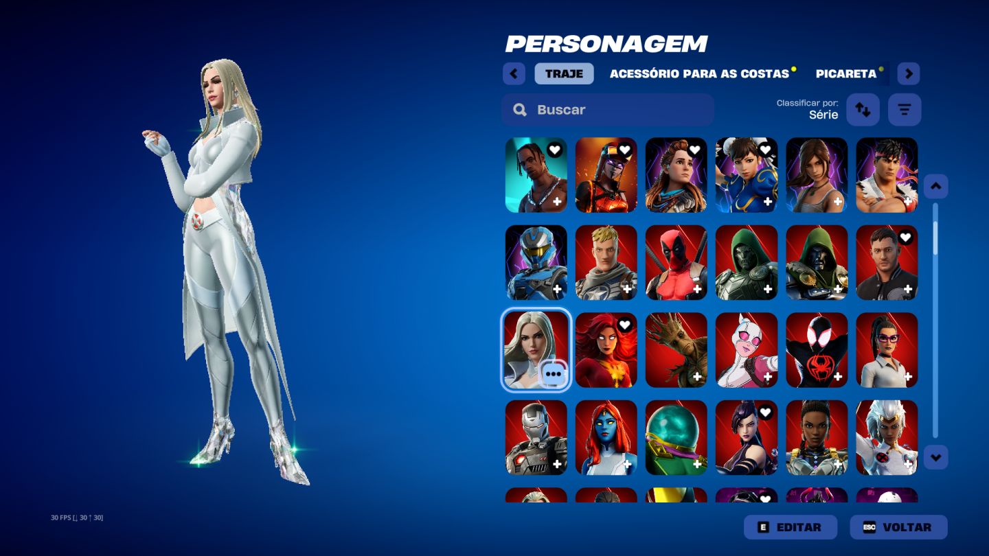 Conta Fortnite Veterana Travis Scott + Glow Passes da Temp. 1(Cap. X)full acesso