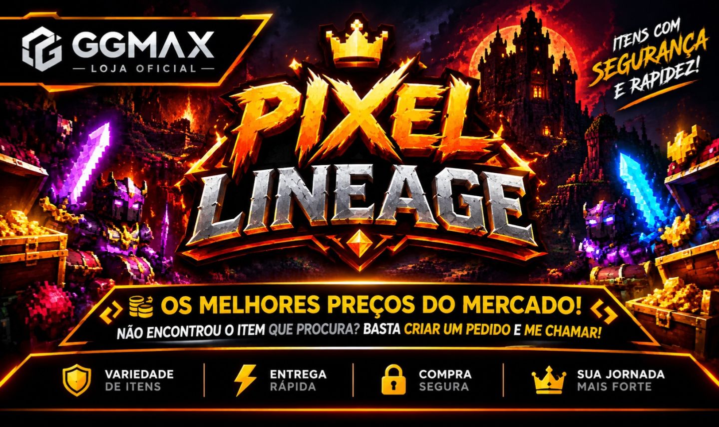 PIXEL LINEAGE ITENS E SERVIÇOS MAIS BARATOS DO MERCADO