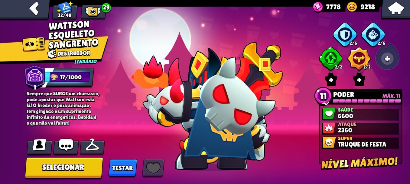 Conta Brawl Stars ultra gemada com quase todos os brawlers!!!