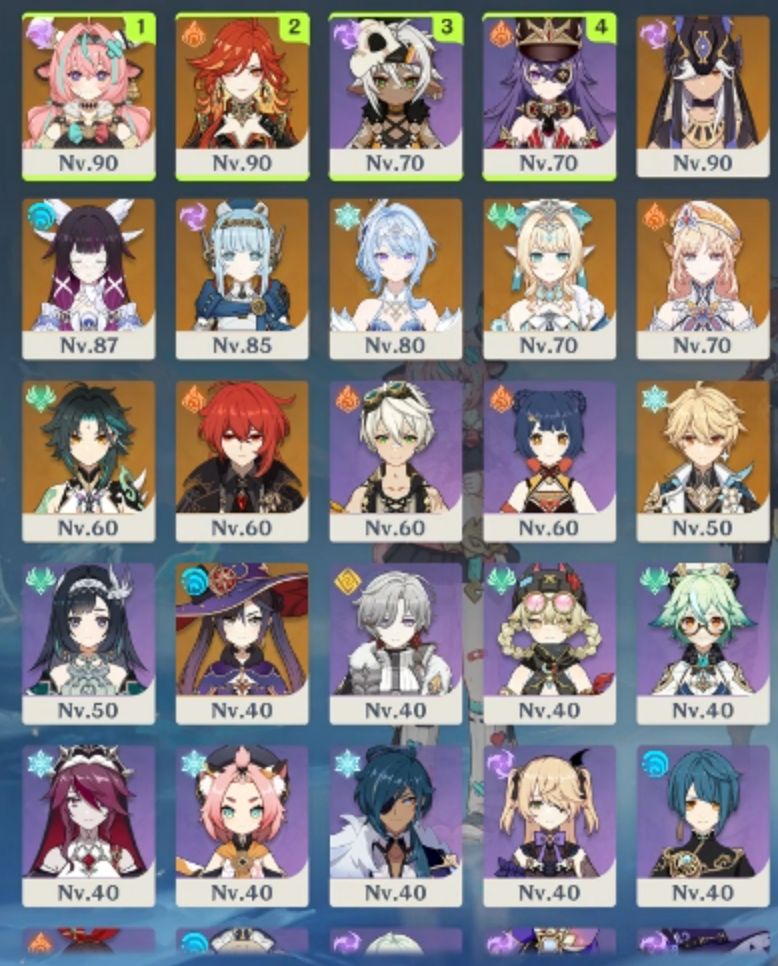 [PROMOÇÃO]- 16 PERSONAGENS 5 ESTRELAS (ODETTE, VESNA, VARESA C1, COLUMBINA, ETC)