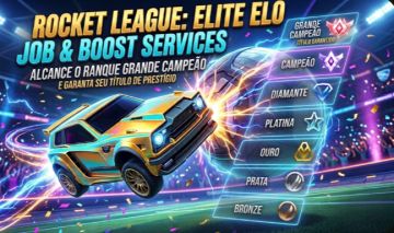 ELOBOOST ROCKET LEAGUE | RANK ATÉ GC, PACOTES & REWARDS