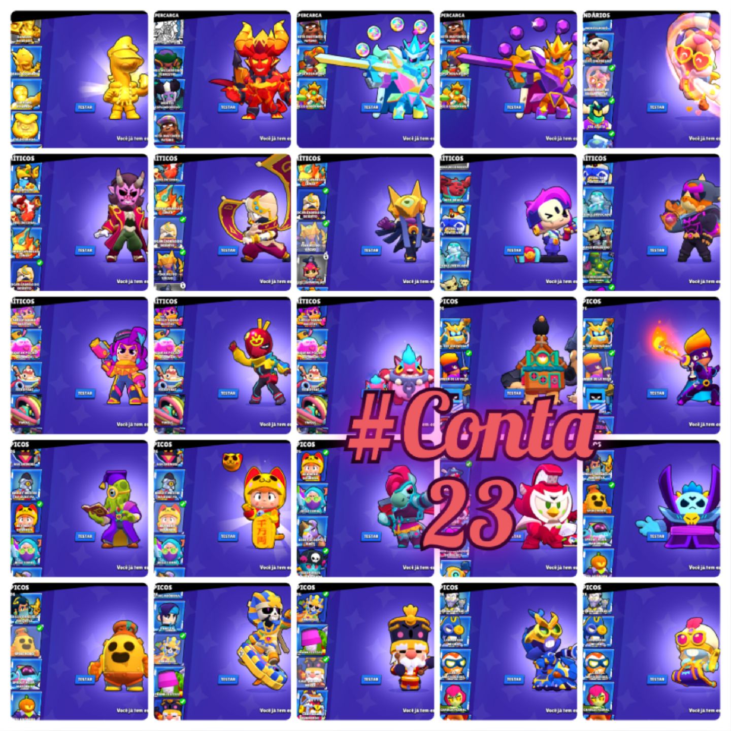 CONTAS BRAWL STARS, MELHOR PREÇO AQUI! ENTREGA AUTOMÁTICA!