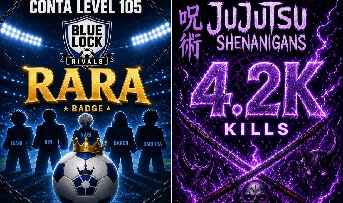 Conta Blue Lock Rivals | Loki (Master) + Kunigami | Slot Extra |