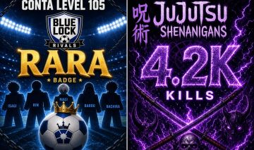 Conta Blue Lock Rivals | Loki (Master) + Kunigami | Slot Extra |
