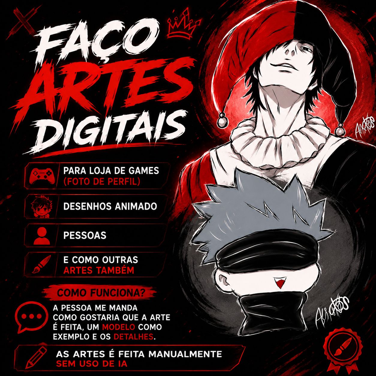 ARTES DIGITAIS DESENHOS PERSONALIZADOS