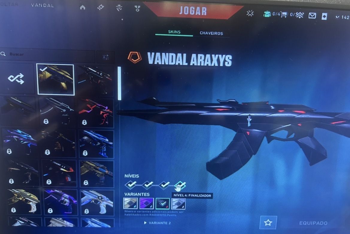 Conta de valorant 3 skins, pronta pro comp, conta desde o beta. CONTA DONO UNICO