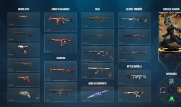 CONTA DE VALORANT COM DIVERSAS SKINS, SO SKIN BRABA