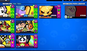 Conta de Brawl Stars Com 106 brawlers, Boa para Farm