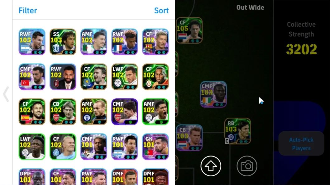 CONTA EFOOTBALL 3202 FC | VAN BASTEN 105 | CHIELLINI | 22.3M GP | XABI ALONSO