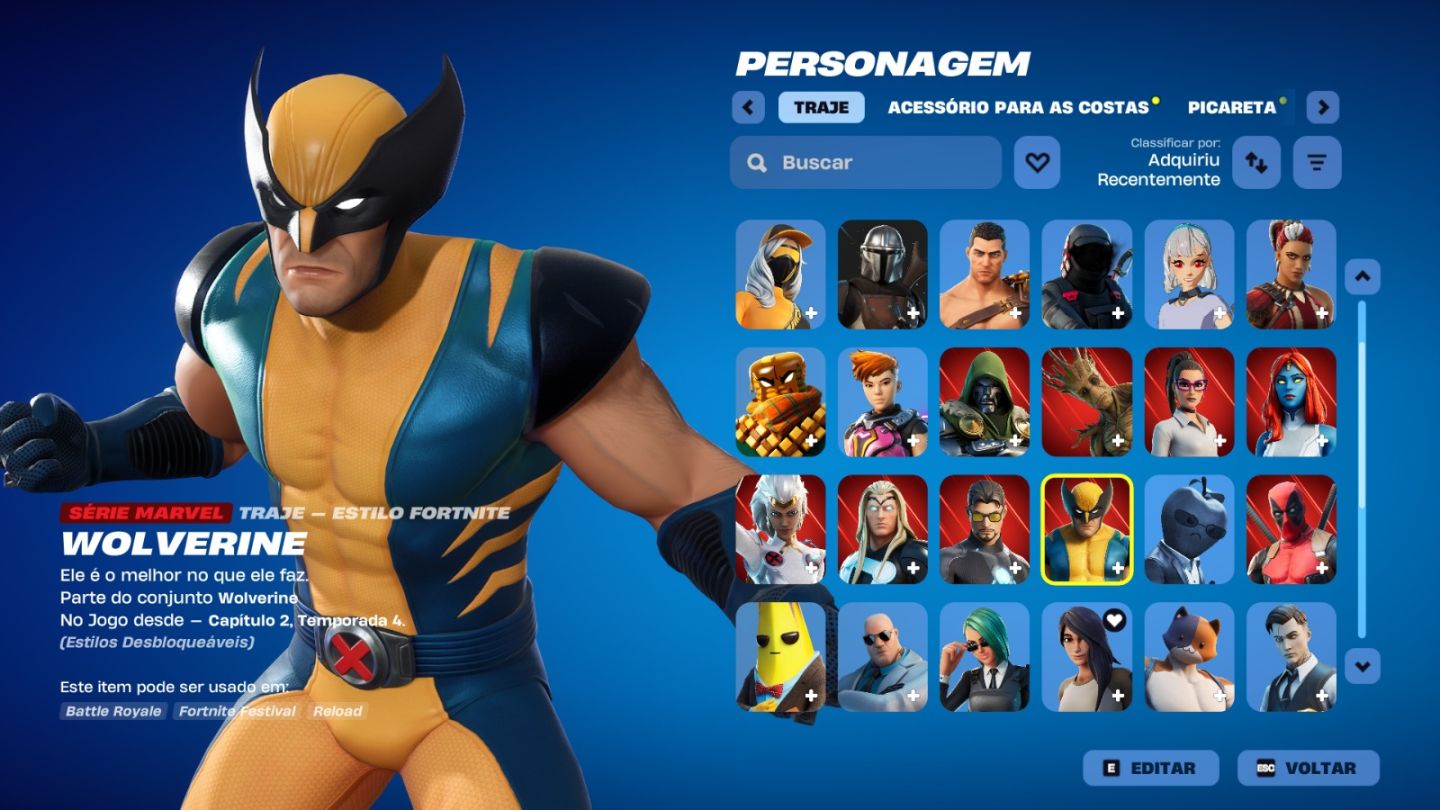 CONTA DE FORTNITE COM 45 SKINS | Deadpool | PROMOÇÃO!