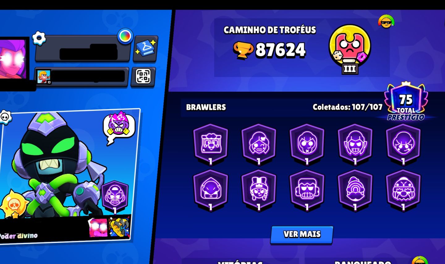 CONTA TOP COM 87K DE TROFÉUS E MUITAS SKINS...