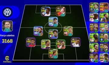 CONTA EFOOTBALL BRABA ENZO FERNÁNDEZ 105 + FORÇA 3168 !!