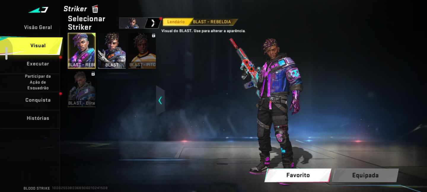 CONTA SIMPLES BLOODSTRIKE